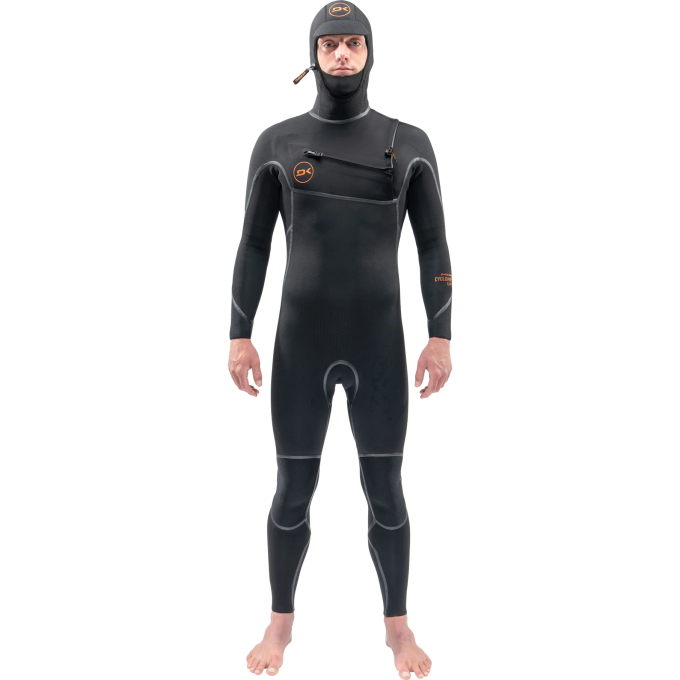 Гидрокостюм DAKINE MEN'S CYCLONE CHEST ZIP HOODED 5/4mm Black, размер MT DK22M54HCZ (0604565591067)