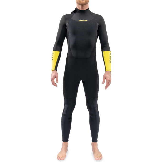 Гидрокостюм DAKINE MEN'S RTA BACK ZIP FULL SUIT 5/3mm Black/Yellow Размер M DK21M53RTA (0604565435163)
