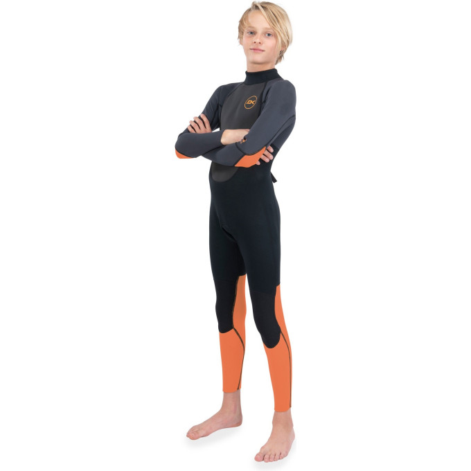 Гидрокостюм детский DAKINE KIDS QUANTUM B/Z FULL SUIT 4/3 GBS Black/camo, размер 14 DK01K43QBZC1J (0604565736529)
