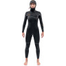 Гидрокостюм женский DAKINE WOMEN'S CYCLONE ZIP FREE HOODED 5/4mm Black Размер 10 DK21W54HC (0604565435460)
