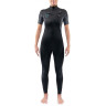 Гидрокостюм женский DAKINE WOMEN'S QUANTUM CHEST ZIP SHORT SLEEVED FULL SUIT 3/2mm Black/Gre Размер 14 DK21W32QSSZ (0604565437372)