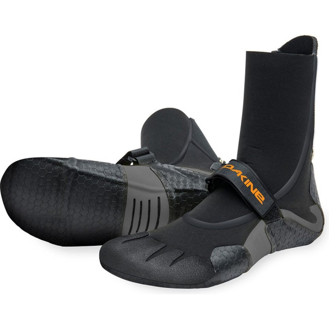 Гидротапки DAKINE UNISEX CYCLONE ROUND TOE BOOT 7/5мм черные, размер 11 DK22U7CRTB (0604565598356)