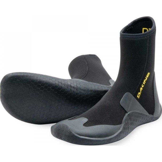 Гидротапки DAKINE UNISEX RT BOOT 5MM BLACK Размер 9 DK21U5RB (0604565438232)