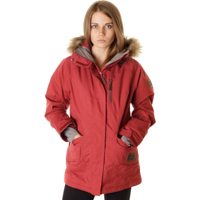 Куртка жен. DAKINE WOMENS EMILIA JACKET GARNET HEATHER Размер S 8700513 (0610934810677)