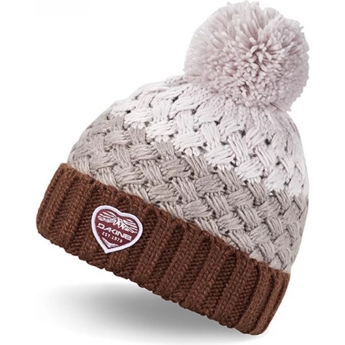 Шапка женская DAKINE EMORY BEANIE PORT RED/SPARROW/LAVENDER 10003606 (0194626411675)